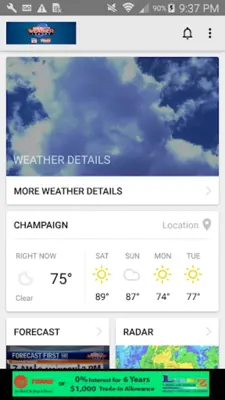 WCIA 3 Weather android App screenshot 3